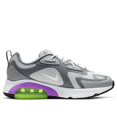 Nike Air Max 200 "pure Platinum Volt" Sneakers In Gray