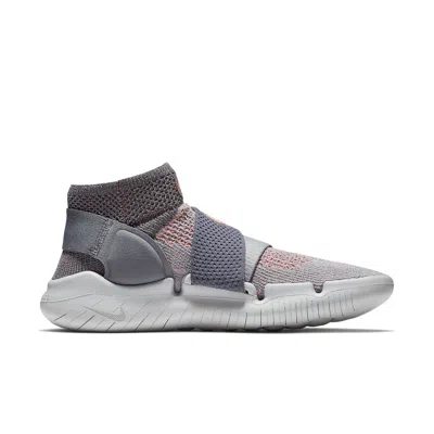 Nike (wmns)  Free Rn Motion Flyknit 2018 'grey Crimson' In Multi