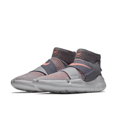 Nike (wmns)  Free Rn Motion Flyknit 2018 'grey Crimson' In Multi