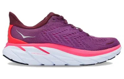 Hoka (wmns)  One One Clifton 8 'grape Wine' In Multi
