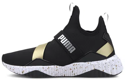 Puma (wmns)  Defy Mid Metal 'black Gold' In Multi