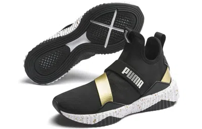 Puma (wmns)  Defy Mid Metal 'black Gold' In Multi
