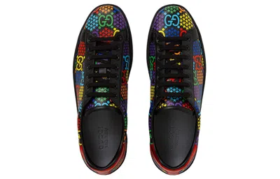 Gucci Ace Gg Supreme Low 'psychedelic - Black' In Multi