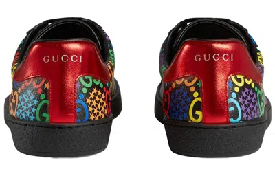Gucci Ace Gg Supreme Low 'psychedelic - Black' In Multi