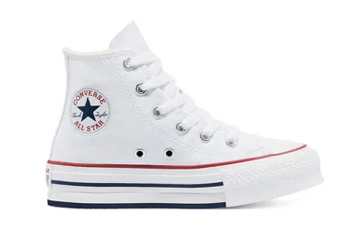 Converse (gs)  Chuck Taylor All Star Eva Lift Platform High 'white' In White