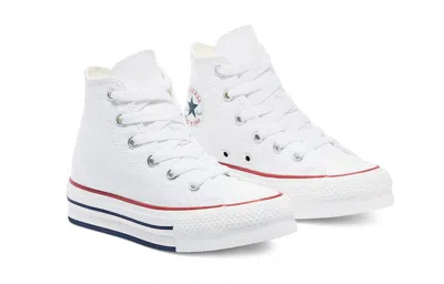 Converse (gs)  Chuck Taylor All Star Eva Lift Platform High 'white' In White