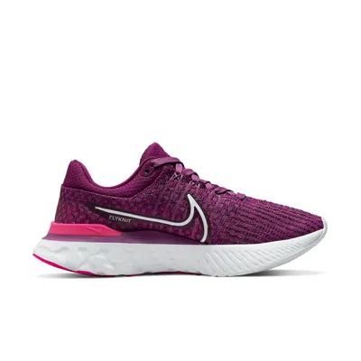 Nike (wmns)  React Infinity Run Flyknit 3 'light Bordeaux' In Multi