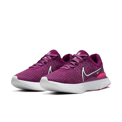 Nike (wmns)  React Infinity Run Flyknit 3 'light Bordeaux' In Multi