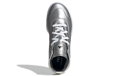 Adidas Originals (wmns) Adidas By Stella Mccartney Treino Mid-cut Shoes 'silver Metallic' In Silver