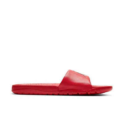 Air Jordan Break Slide 'university Red' In Animal Print