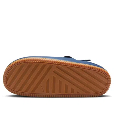 Nike Calm Mule 'navy Gum' In Black
