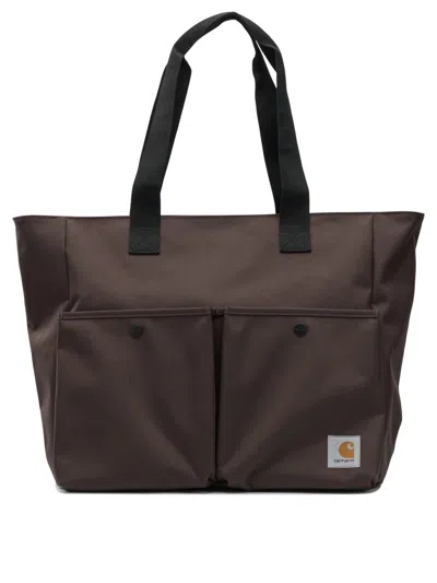 Carhartt Jake Travel Tote Bag With Dual Handles In Brown