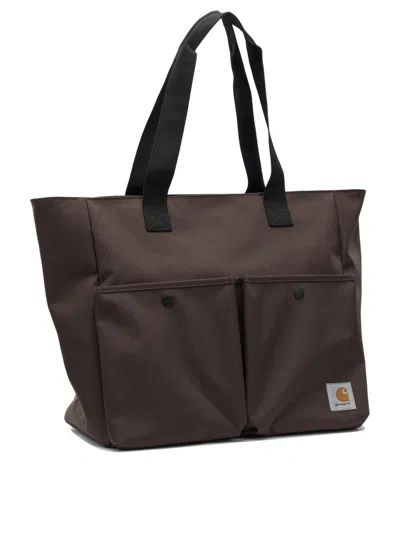 Carhartt Jake Travel Tote Bag With Dual Handles In Brown