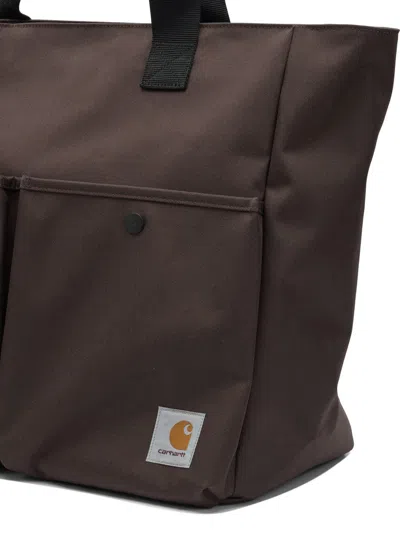 Carhartt Jake Travel Tote Bag With Dual Handles In Brown