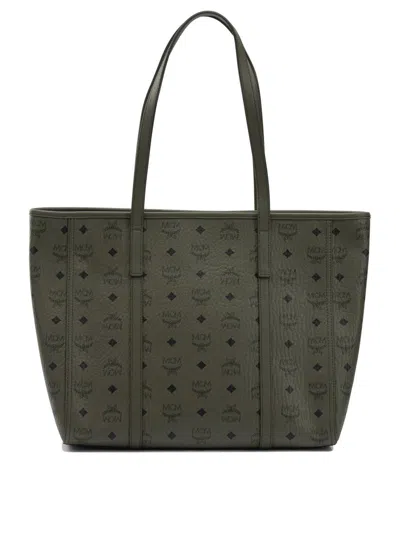 Mcm "toni" Tote Bag In Green