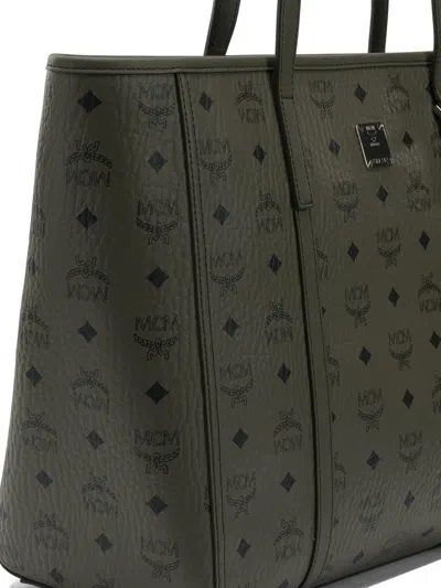 Mcm "toni" Tote Bag In Green