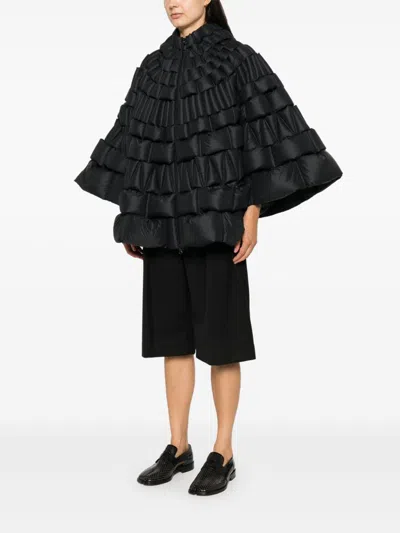 Raxxy 3d Diamond Down Coat In Black