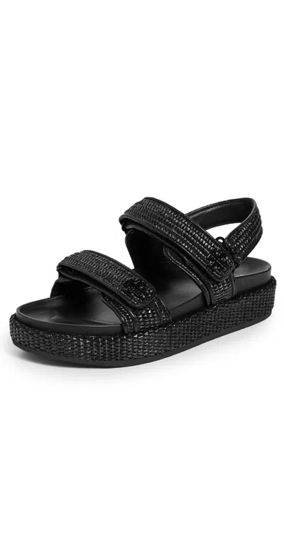 Tory Burch Kira Platform Sport Sandal In Black