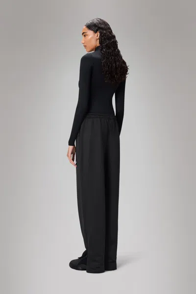 Rains Sintra Fleece Pants Regular In Black