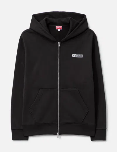 Kenzo ' City' Full-zip Hoodie In Black