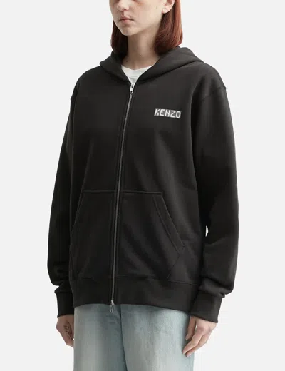 Kenzo ' City' Full-zip Hoodie In Black