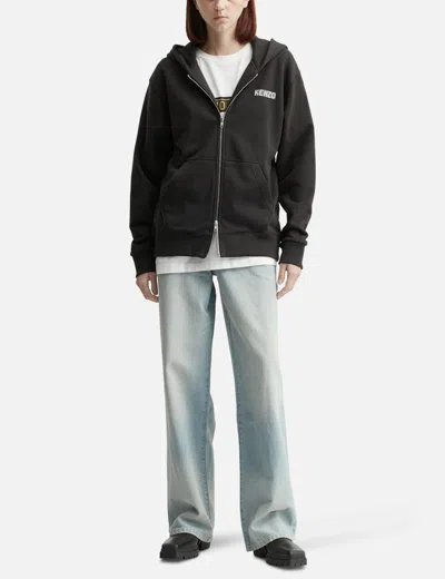 Kenzo ' City' Full-zip Hoodie In Black