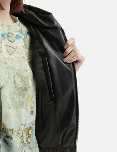 Acne Studios Woman Black Jackets In Black