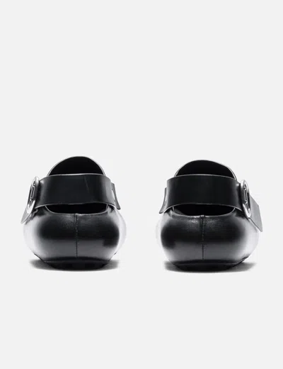 Jil Sander Leather Clogs In Multi