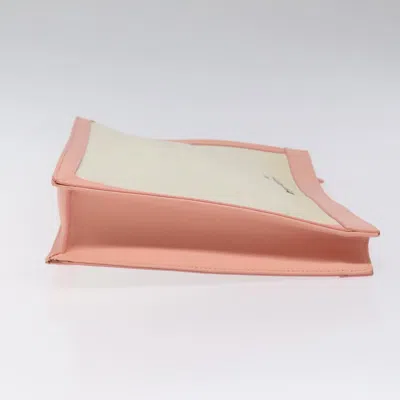 Pre-owned Balenciaga Navy Pouch Pink Canvas Clutch Bag ()