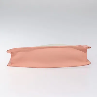 Pre-owned Balenciaga Navy Pouch Pink Canvas Clutch Bag ()