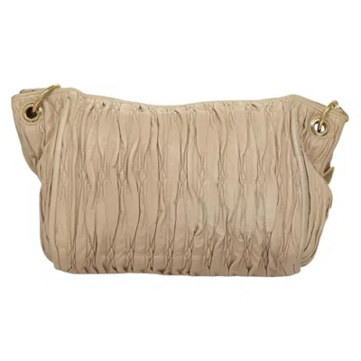 Pre-owned Bally Beige Leather Shoulder Bag ()