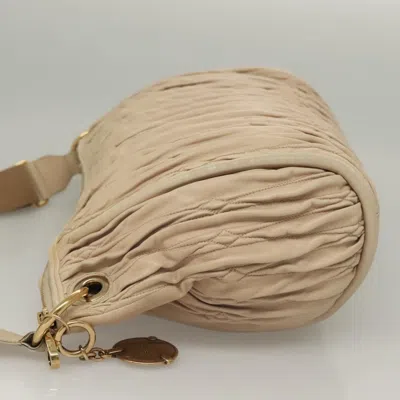 Pre-owned Bally Beige Leather Shoulder Bag ()