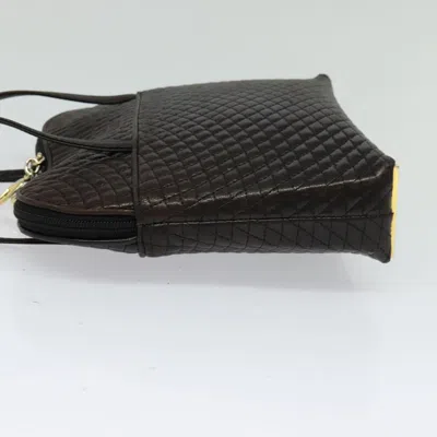 Pre-owned Bally Brown Leather Shoulder Bag ()