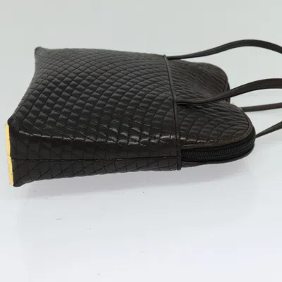 Pre-owned Bally Brown Leather Shoulder Bag ()