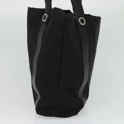 Pre-owned Bulgari Black Canvas Tote Bag ()