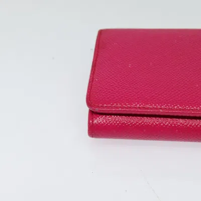 Pre-owned Bulgari Bvlgari Bvlgari Pink Leather Wallet  ()