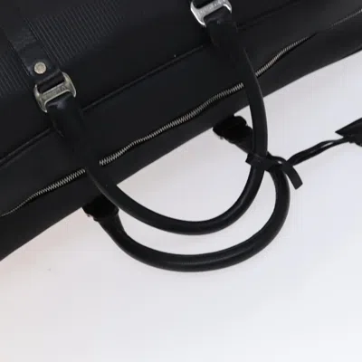 Pre-owned Bulgari Logo Mania Black Canvas Travel Bag ()