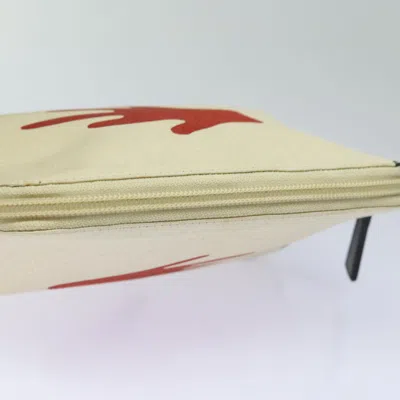 Pre-owned Bulgari White Canvas Clutch Bag ()