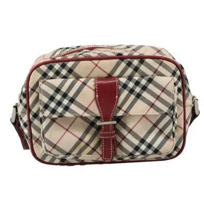 Pre-owned Burberry Blue Label Beige Canvas Shoulder Bag ()