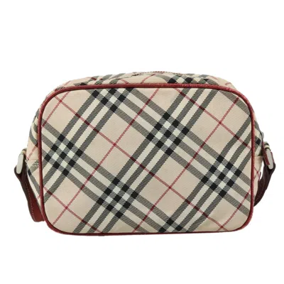 Pre-owned Burberry Blue Label Beige Canvas Shoulder Bag ()