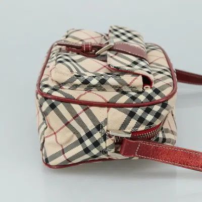 Pre-owned Burberry Blue Label Beige Canvas Shoulder Bag ()