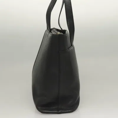Pre-owned Burberry Black Leather Tote Bag ()