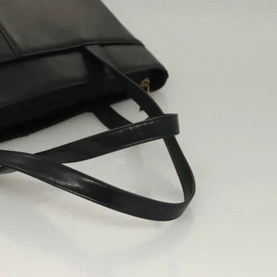 Pre-owned Burberry Black Leather Tote Bag ()