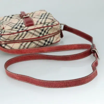 Pre-owned Burberry Blue Label Beige Canvas Shoulder Bag ()