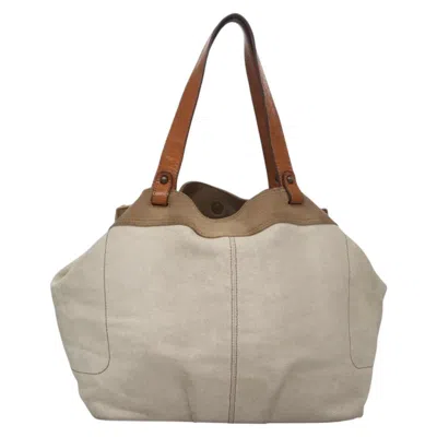 Pre-owned Burberry Blue Label Beige Canvas Tote Bag ()