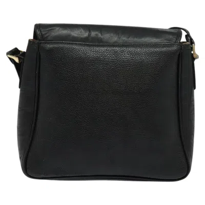 Pre-owned Burberry Blue Label Black Leather Shoulder Bag ()