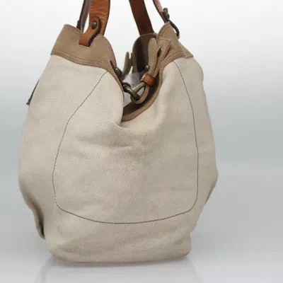 Pre-owned Burberry Blue Label Beige Canvas Tote Bag ()