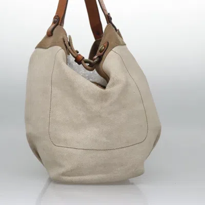 Pre-owned Burberry Blue Label Beige Canvas Tote Bag ()