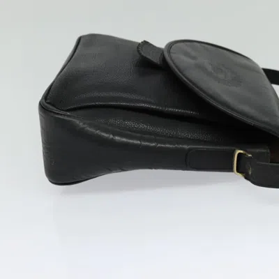 Pre-owned Burberry Blue Label Black Leather Shoulder Bag ()