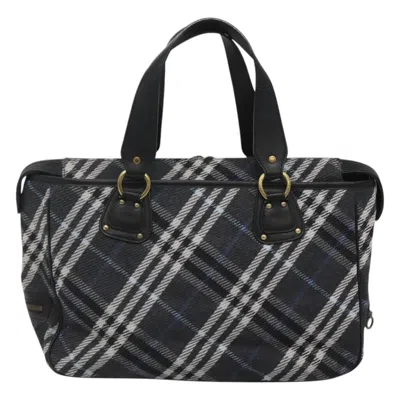Pre-owned Burberry Blue Label Blue Wool Tote Bag ()